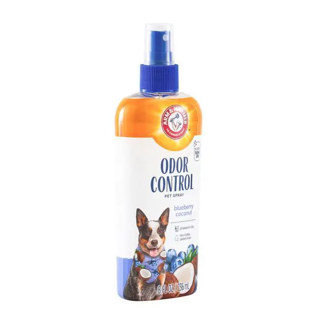 Alt view image 2 of 4 - for Pets Odor Control Dog Spray with Baking Soda, Blueberry Coconut Scent, Dog Coat Deodorizer, pH Balanced, Free of Sulfates, Dyes and Parabens, 8 Fl Oz