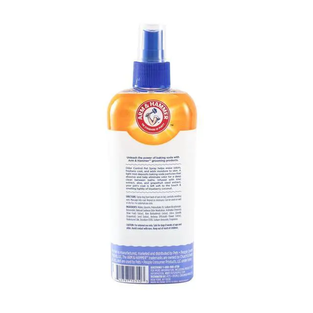 Alt view image 4 of 4 - for Pets Odor Control Dog Spray with Baking Soda, Blueberry Coconut Scent, Dog Coat Deodorizer, pH Balanced, Free of Sulfates, Dyes and Parabens, 8 Fl Oz
