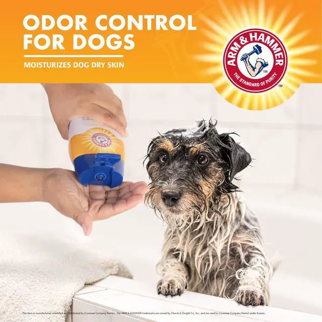 Alt view image 4 of 6 - Deodorizing Dog Shampoo with Baking Soda for Odor Control, Tearless Moisturizing Formula for Sensitive Skin, Fresh Kiwi Blossom Scent, Safe for Dogs and Puppies, 20 Fl Oz