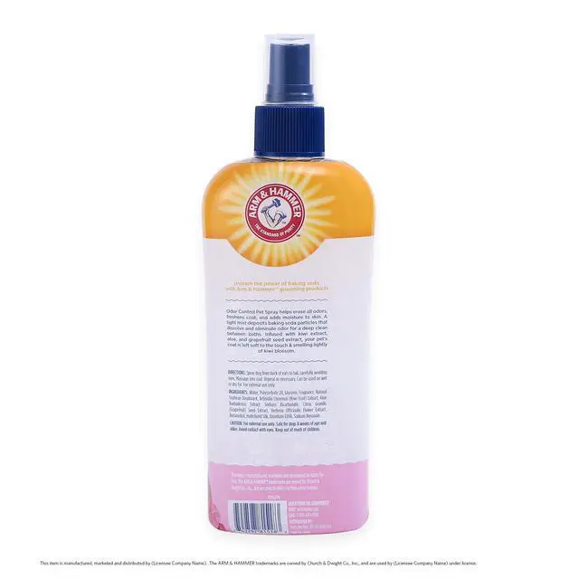 Alt view image 5 of 6 - for Pets Super Deodorizing Dog Spray with Baking Soda for Odor Control Freshens Coat Between Baths pH Balanced Formula for Dogs Kiwi Blossom 8 FL OZ Single Dogs and Puppies Grooming