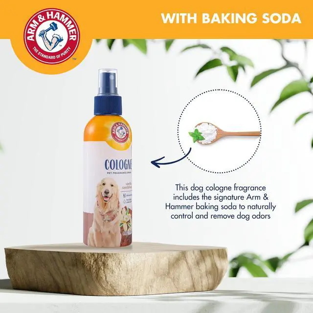 Alt view image 3 of 7 - for Pets Dog Cologne and Fragrance Spray, Baking Soda, Vanilla Sandalwood Scent, Deodorizing Dog Perfume for Between-Bath Freshening, Paraben Free, 6 Fl Oz