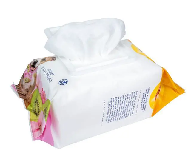Alt view image 4 of 5 - for Pets Odor Control Dog Wipes, Deodorizing Wipes with Baking Soda for Dogs Between Baths, Gentle Cleaning Pet Grooming Wipes for Everyday Freshness, Kiwi Blossom Scent, 100 Count