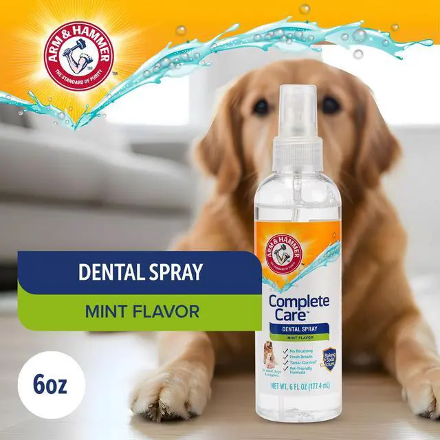 Alt view image 3 of 7 - Complete Care Dog Dental Spray, Mint Flavor, Brushless Dog Breath Freshener with Baking Soda and Calcium for Tooth Enamel Support, Fluoride-Free, 6 Fl Oz