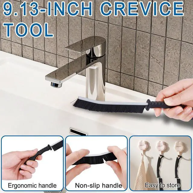 Alt view image 5 of 5 - Bottle Brush Cleaning Set - Multi Cup Brush, Water Bottle Cleaner, Crevice Cleaning Brush Pipe & Tube Brushes for Tight Spaces, Grout Brush Cleaner Brush Long Straw Cleaner Brush