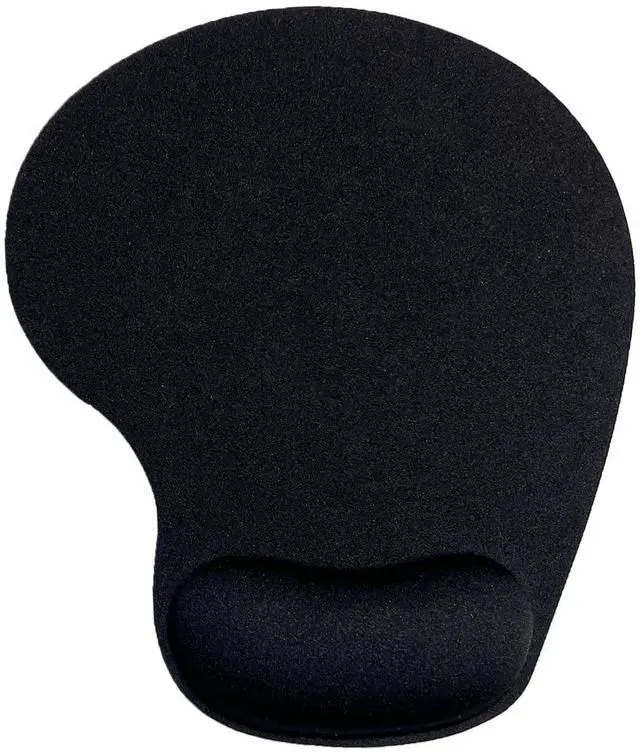 Main image of Mouse Pad with Wrist Support, Ergonomic Mouse Pads with Memory Foam Wrist Rest, Easy Typing Pain Relief, Comfortable Home Office Computer Wrist Support Pads for Working Studying Gaming, Black