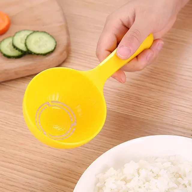 Alt view image 3 of 7 - Rice Paddle Scoop Mold For Rice Ball Making, Non-stick Sushi Mold Rice Ball Scooper Rice Spatula Kitchen Gadge Yellow for Home Kitchen Restaurant Sushi Making