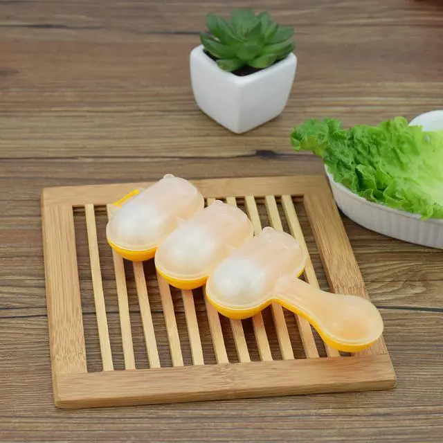 Alt view image 5 of 7 - Rice Ball Mold,Rice Ball Shaker, Ball Shaped Kitchen Tools DIY Lunch, Maker Mould Food Decor for Kids, Mold With a Mini Rice Scoopyellow
