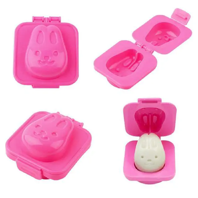 Alt view image 2 of 7 - 6PCS Cartoon Cute Boil Egg Mold/Fish Car Heart Shape Egg Sushi Rice Mold Mould/Decorating Fondant Cake Tool (6 pcs)
