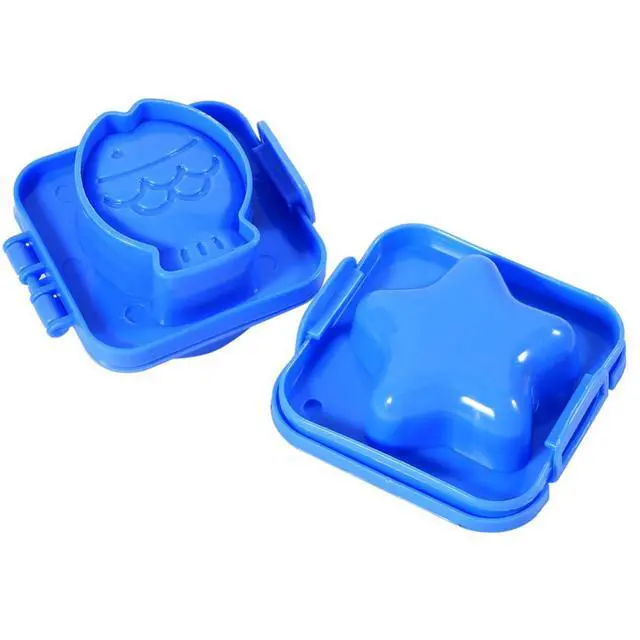 Alt view image 3 of 7 - 6PCS Cartoon Cute Boil Egg Mold/Fish Car Heart Shape Egg Sushi Rice Mold Mould/Decorating Fondant Cake Tool (6 pcs)