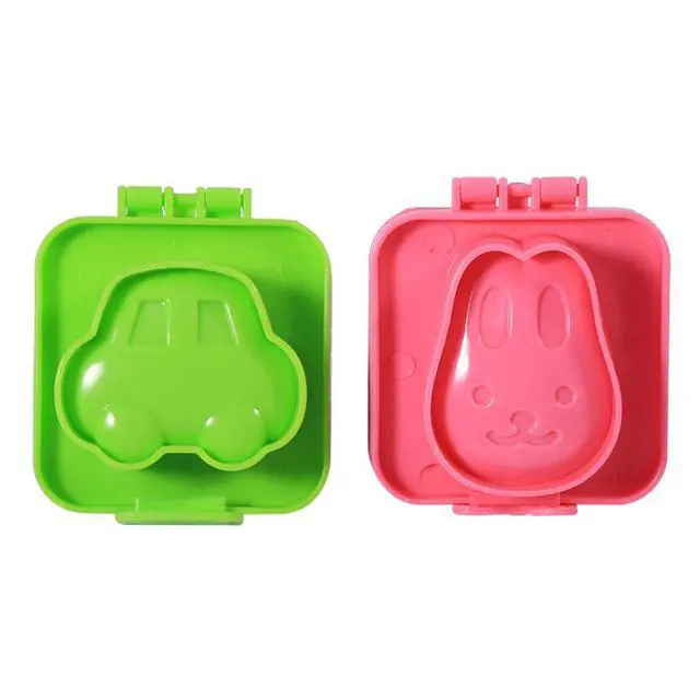 Alt view image 4 of 7 - 6PCS Cartoon Cute Boil Egg Mold/Fish Car Heart Shape Egg Sushi Rice Mold Mould/Decorating Fondant Cake Tool (6 pcs)
