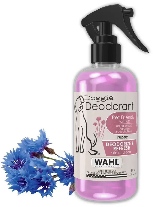 Main image of USA Cornflower Scented Pet Deodorant Spray for All Dogs & Cats Clean Fresh Smell Refreshes & Deodorizes 8 oz - Model 820009A