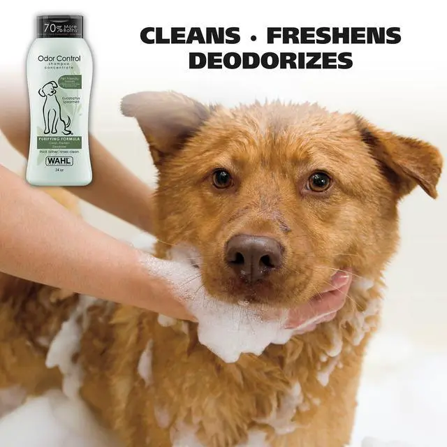 Alt view image 2 of 7 - USA Odor Control Shampoo for Dogs & Pets - Eucalyptus & Spearmint Animal Deodorizer for Cleaning & Freshening 24 Oz - Model 820003A