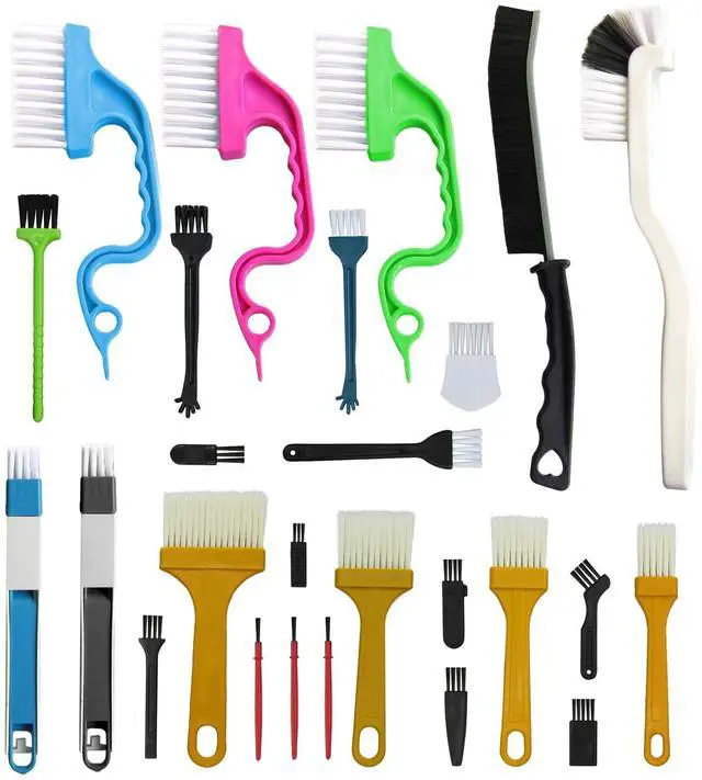 Main image of 26Pcs Small Cleaning Brush,Crevice Cleaning Brushes Small Spaces,Gap Cleaning Tool Set,Window Groove Cleaning Brush,Crevice Cleaning Tool