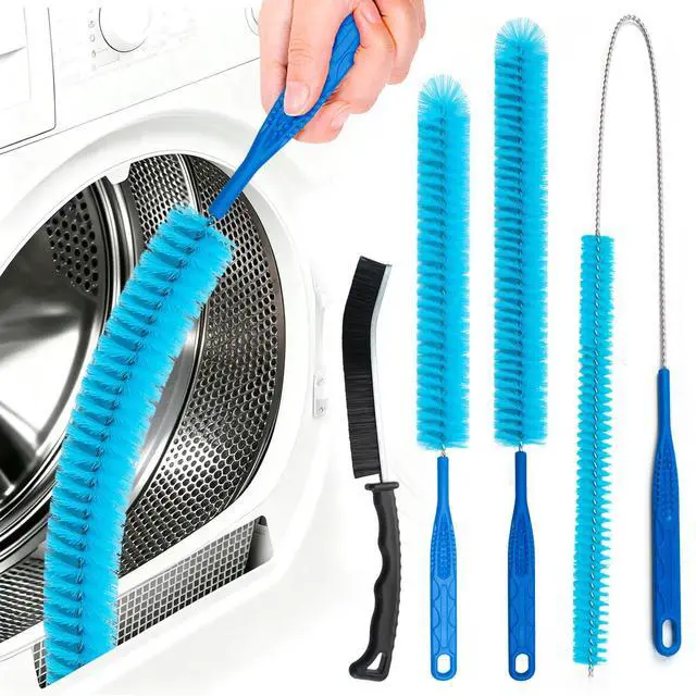 Main image of Dryer Vent Cleaner KitRefrigerator Coil Cleaning BrushIncludes Dryer Vent Brush, lint Brush for Dryer, Drain Cleaning Brush, and Appliance Brush Set for All Your Home Cleaning Needs