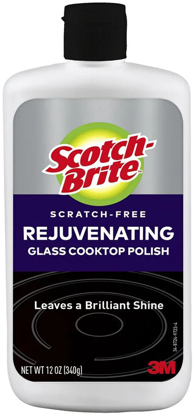 Main image of Scratch-Free Rejuvenating Glass Cooktop Polish, Leaves a Brilliant Shine, 12 Ounces