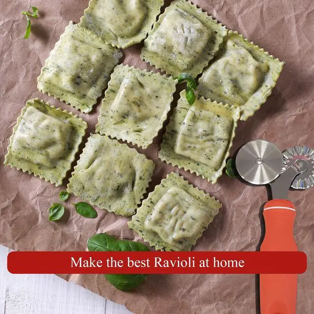 Alt view image 4 of 5 - Grip-EZ Pastry, Red Ravioli Wheel