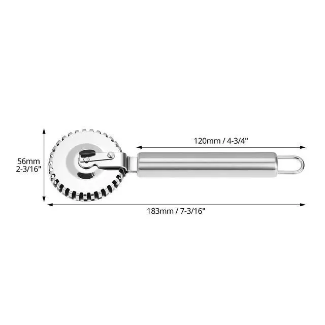 Alt view image 3 of 7 - Ravioli Cutter, 430 Stainless Steel Pasta and Pastry Tool with Ergonomic Handle, Dishwasher Safe for Effortless Cutting, Sealing, and Crimping