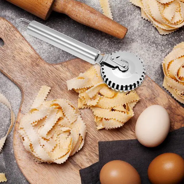 Alt view image 7 of 7 - Ravioli Cutter, 430 Stainless Steel Pasta and Pastry Tool with Ergonomic Handle, Dishwasher Safe for Effortless Cutting, Sealing, and Crimping