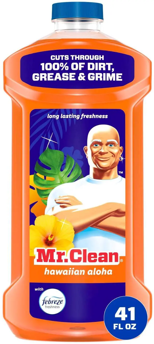 Main image of All Purpose Cleaner, Mop Soap, Floor Cleaner for Mopping Home, Bathroom, & Kitchen, Cleaning Liquid for Mop & Bucket, Cleaning Supplies, Multi-Surface Dilutable, Hawaiian Aloha, 41oz