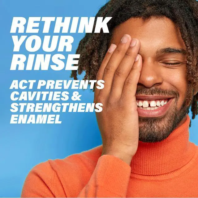 Alt view image 3 of 7 - Total Care Zero Alcohol Anticavity Fluoride Mouthwash 33.8 fl. oz. Fresh Mint