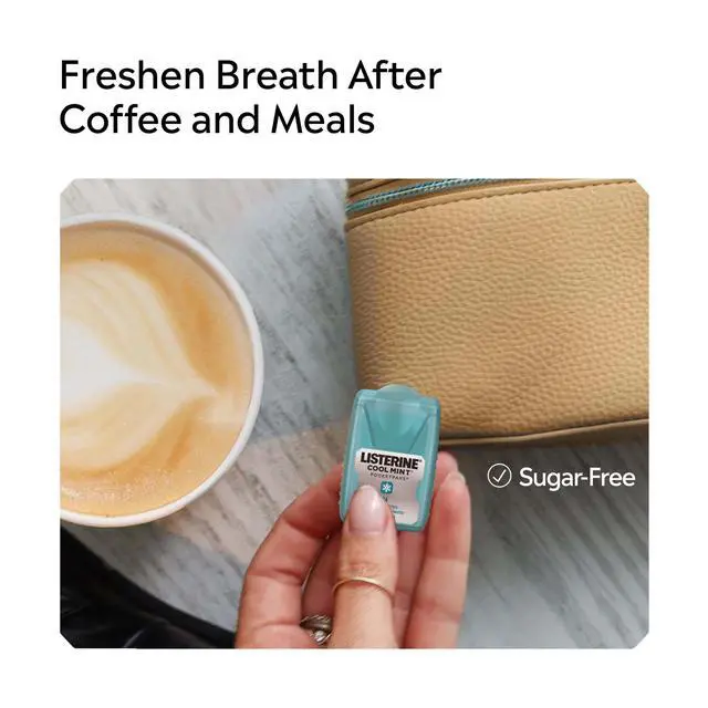 Alt view image 2 of 7 - Travel Essentials Cool Mint PocketPaks Breath Strips, Travel Size Mini Mouthwash Breath Fresheners Party Favor Goodie Bag Strips Kill 99% of Bad Breath Germs, 3 Pack of 24 ct
