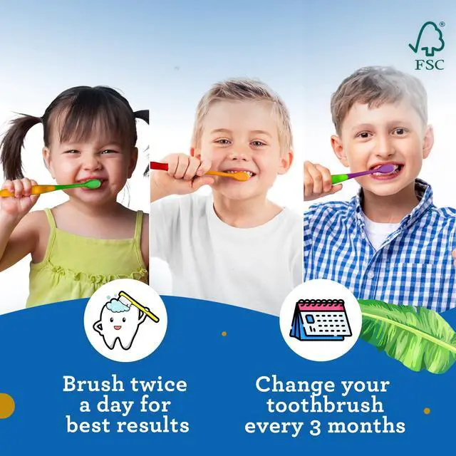 Alt view image 5 of 7 - Butter On Gums Kids Toothbrush - 4 Pack Extra Soft Bristles Toothbrush for Kids, Multi-Colored & Fun to Use for Beginner Cleaning - Ergonomic Grip Handle - BPA & Cruelty-Free (Age 3+)