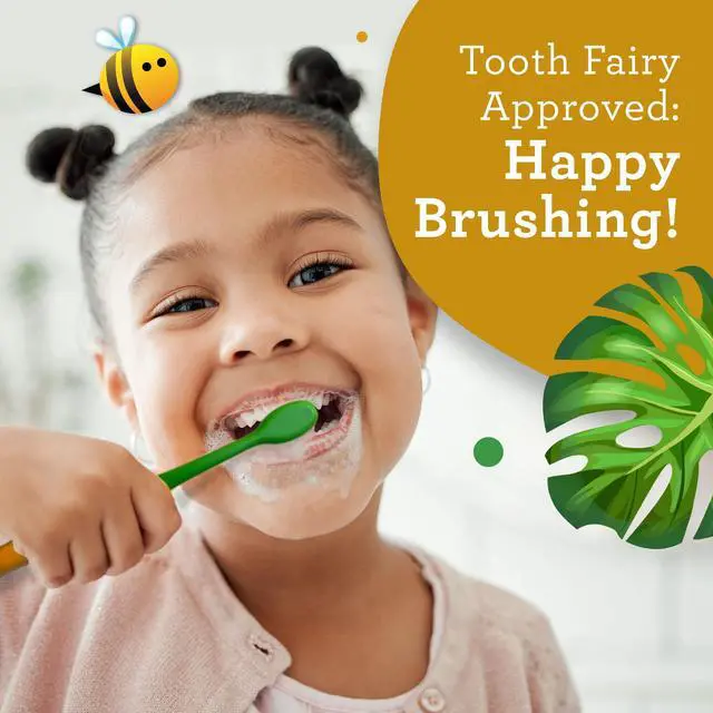 Alt view image 6 of 7 - Butter On Gums Kids Toothbrush - 4 Pack Extra Soft Bristles Toothbrush for Kids, Multi-Colored & Fun to Use for Beginner Cleaning - Ergonomic Grip Handle - BPA & Cruelty-Free (Age 3+)