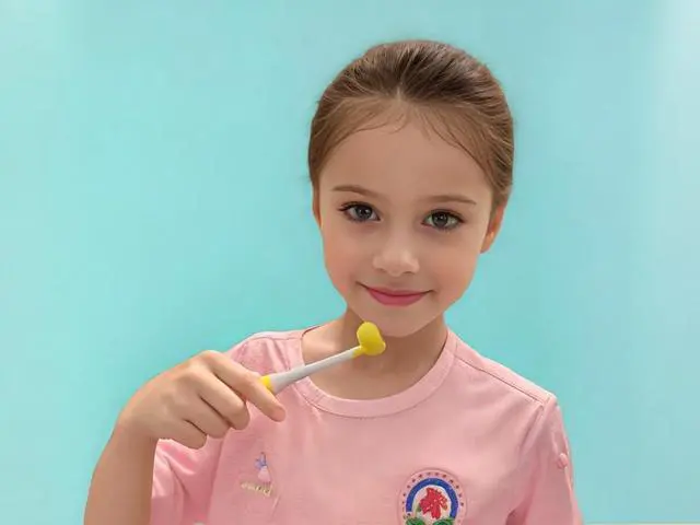 Alt view image 2 of 6 - 2 Pack 3 Sided Toddler Toothbrush, Soft Bristle Kids Toothbrush for Autism Sensory & Sensitive Gums, 360° Complete Toothbrush for Ages 3-15, Oral Care Tooth & Gum Cleaning (Blue/Yellow)