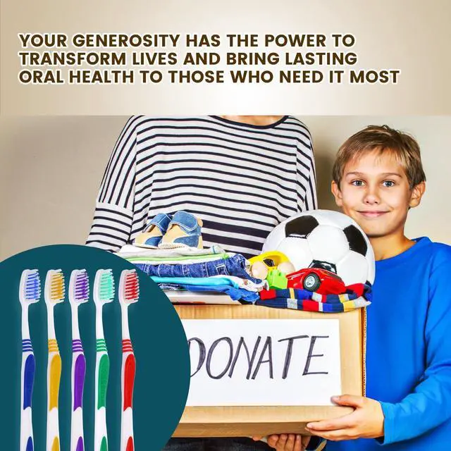 Alt view image 7 of 7 - 30 PCS Premium Individually Wrapped Bulk Toothbrush Pack, Disposable Toothbrushes, Kids Toothbrush, Medium Soft Bristle Toothbrushes, Ergonomics Handle, Perfect for Travel Hotel Donation