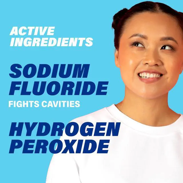 Alt view image 5 of 7 - Whitening + Anticavity Fluoride Mouthwash 16.9 fl. oz. With Zero Alcohol, Dye Free, Gentle Mint