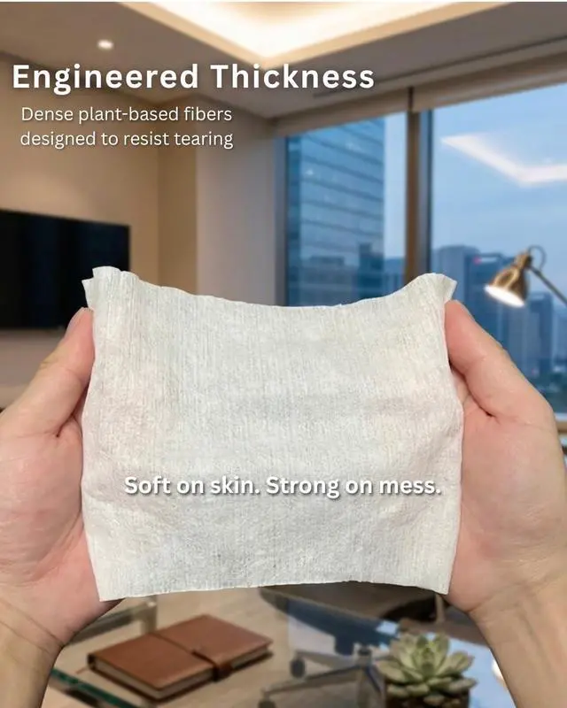 Alt view image 6 of 7 - Travel Wet Wipes - Body and Hand Wipes for Sensitive Skin, Fragrance Free, Alcohol free, Hypoallergenic, Resealable Travel Pack, 20 count Packs (Pack of 5) 100 Total Wipes