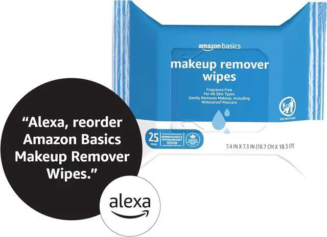 Alt view image 4 of 4 - Makeup Remover Wipes, Fragrance-Free, Alcohol-Free, Gentle Cleansing, Plant-Based, Dermatologist Tested, Removes Waterproof Mascara, Resealable, 25 Count, 1-Pack