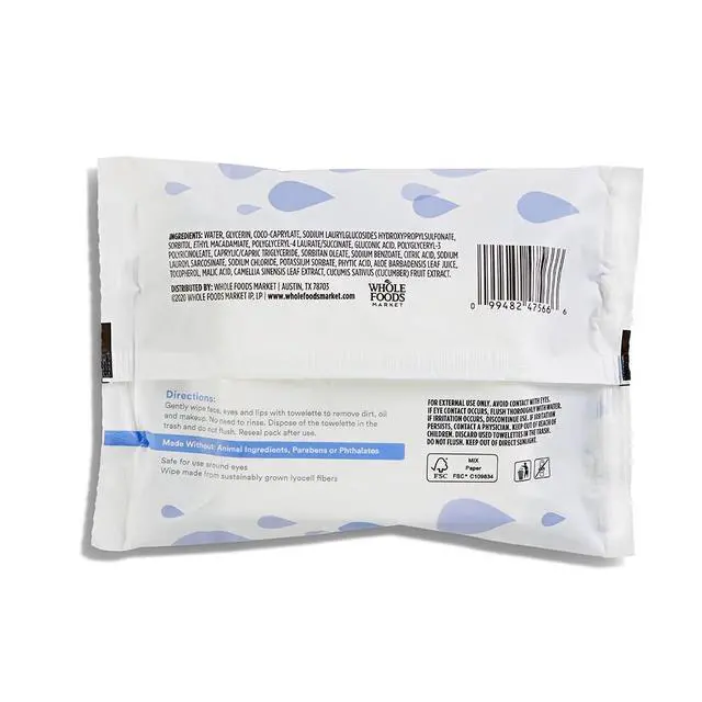 Alt view image 2 of 2 - Makeup Remover Cleansing Towelettes, Fragrance Free, 30 Count