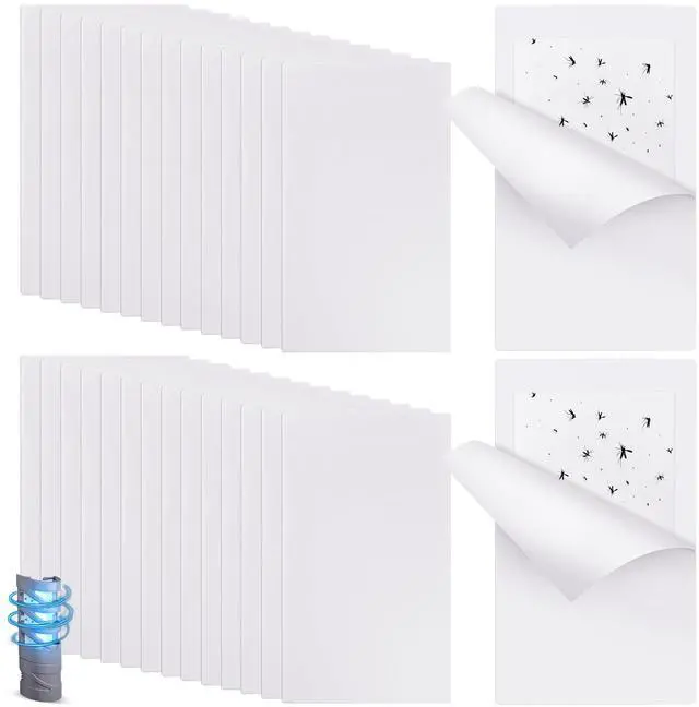 Main image of 30 Pack Replacement Fly Glue Boards, Compatible with Gardner FlyWeb Fly Classic and Plus Light Trap, Sticky Cards Fly Traps for Indoors, Trap Fruit Flies, Mosquitoes, Gnats