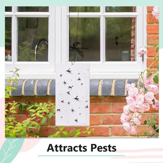 Alt view image 6 of 7 - 30 Pack Replacement Fly Glue Boards, Compatible with Gardner FlyWeb Fly Classic and Plus Light Trap, Sticky Cards Fly Traps for Indoors, Trap Fruit Flies, Mosquitoes, Gnats