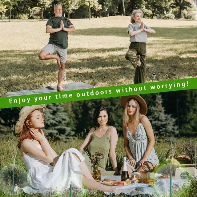 Alt view image 7 of 7 - Mosquito Repellent Incense Sticks Outdoor Patio 12 PCS - DEET Free - Lemongrass Oil - Natural Citronella Incense Sticks for Camping, Patio, Hiking,etc