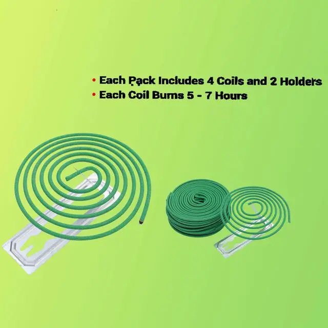 Alt view image 5 of 7 - Citronella Incense Coil - Each Coil Could Last for 5-7 Hours- Suitable for Outdoor Camping, Patio, Hiking,etc (1 Pack Contains 24 coils & 2 Coil Stands)