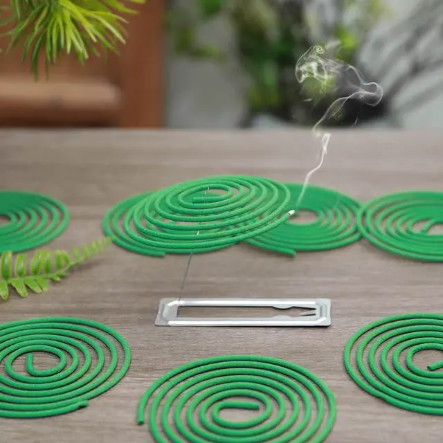 Alt view image 6 of 7 - Citronella Incense Coil - Each Coil Could Last for 5-7 Hours- Suitable for Outdoor Camping, Patio, Hiking,etc (1 Pack Contains 24 coils & 2 Coil Stands)