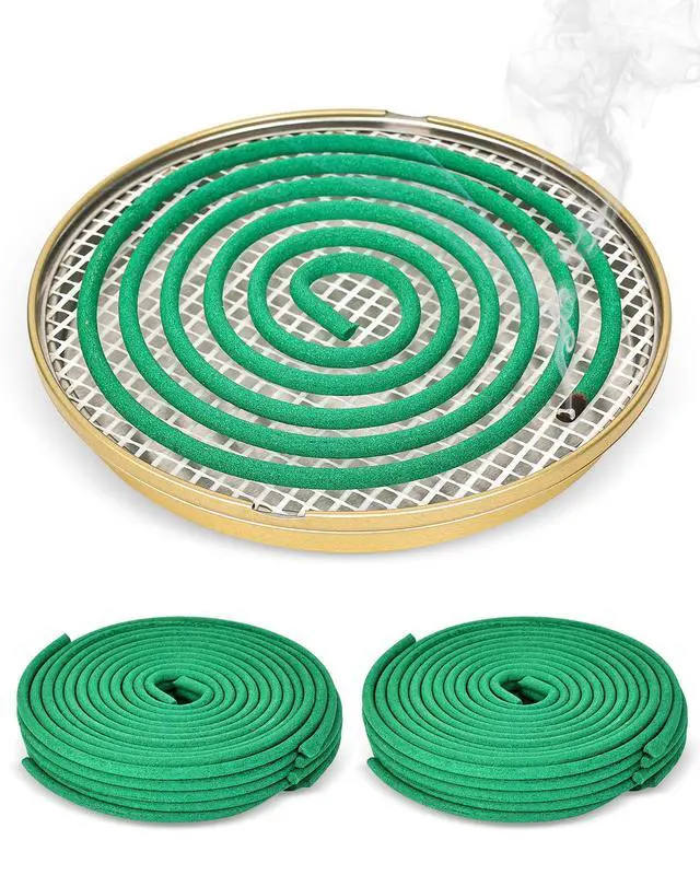 Alt view image 4 of 7 - Citronella Incense Coil Outdoor - Each Burns for 8 Hours (Contains 20 coils & 1 Stands)