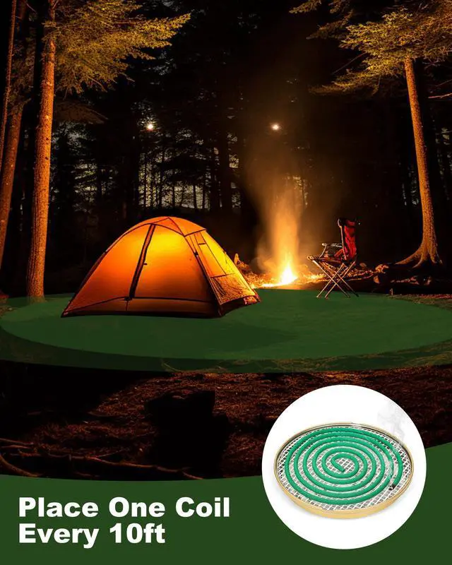 Alt view image 7 of 7 - Citronella Incense Coil Outdoor - Each Burns for 8 Hours (Contains 20 coils & 1 Stands)