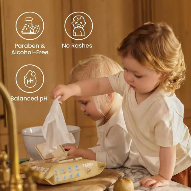 Alt view image 4 of 7 - Bamboo Water Baby Wipes Travel Pack: 99.7% Pure New Zealand Water, 100% Biodegradable Bamboo Fiber, 0% Plastic, Unscented Baby Wipes for Sensitive Skin, 1 TRAVEL Pack of 24 Wipes