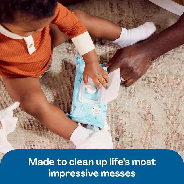 Alt view image 2 of 7 - Premium Fragrance-Free Travel Size Baby Wipes, with Chamomile & Aloe Extracts for Sensitive Skin - 1 Resealable Pack = 20 Total Wipes