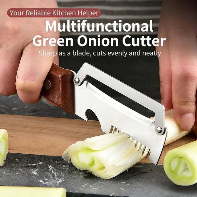 Alt view image 3 of 5 - Premium Vegetable Peeler with Wooden Handle and Bottle Opener,Multi-Functional Vegetable Peeler for Kitchen, 2-In-1 Stainless Steel Kitchen Tool, for Fruit Veggie, Includes Bottle Opener (2PCS 3-In-1)