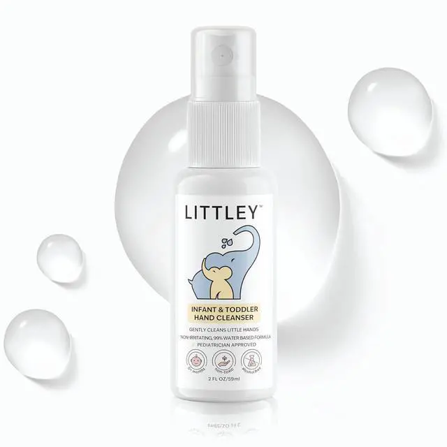 Main image of Infant & Toddler Hand Cleanser | Alcohol-Free HOCl Spray for Delicate Skin | Fragrance-Free Formula | Gentle & Convenient Hand Mist | Portable Travel Size | 2 oz
