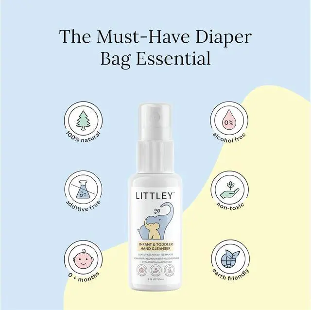 Alt view image 5 of 7 - Infant & Toddler Hand Cleanser | Alcohol-Free HOCl Spray for Delicate Skin | Fragrance-Free Formula | Gentle & Convenient Hand Mist | Portable Travel Size | 2 oz