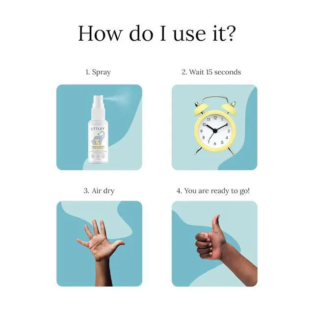 Alt view image 7 of 7 - Infant & Toddler Hand Cleanser | Alcohol-Free HOCl Spray for Delicate Skin | Fragrance-Free Formula | Gentle & Convenient Hand Mist | Portable Travel Size | 2 oz