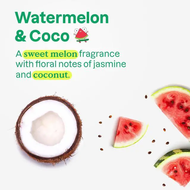 Alt view image 4 of 6 - Foaming Hand Soap for Kids, EWG Verified, Dermatologically Tested, Plant- and Mineral-Based Ingredients, Vegan, Watermelon & Coco, 10 Fl Oz