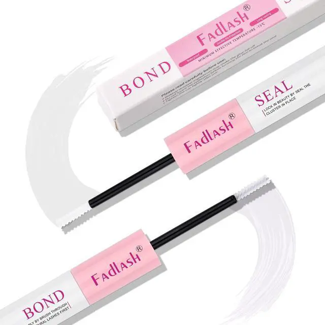 Alt view image 7 of 7 - Lash Bond and Seal 10ml Individual Lashes Glue and Seal Super Strong Hold DIY Lash Extension Kit Hold 48-72 Hours Waterproof Cluster Lash Glue Eyelash Extension Kit