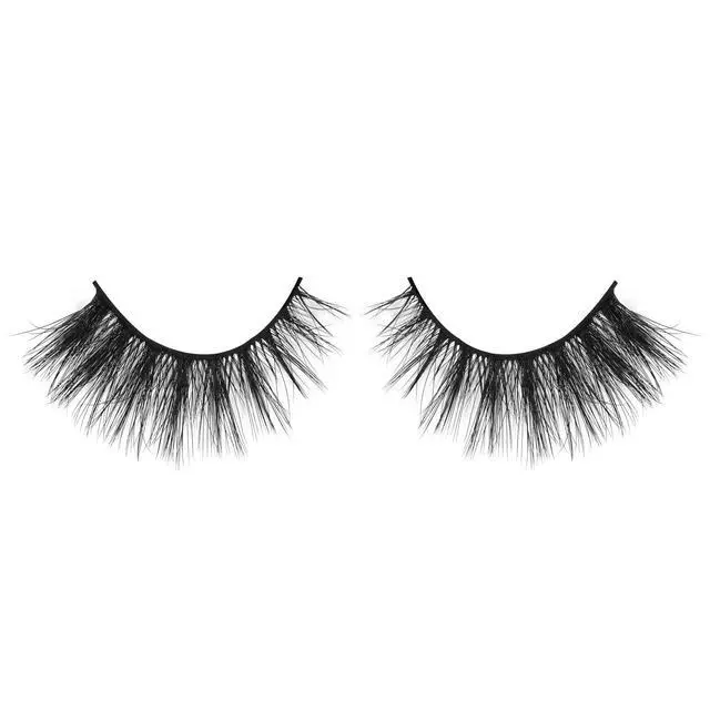 Alt view image 7 of 7 - Lashes Mink False Eyelashes Natural Wispy Lashes Soft Faux Mink Lashes Fluffy False Lashes 16MM A04
