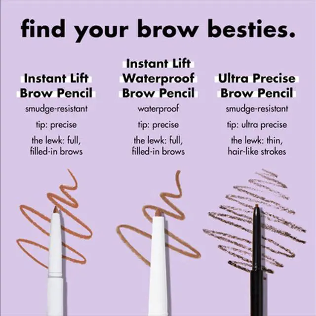 Alt view image 6 of 7 - Instant Lift Brow Pencil, Dual-Sided, Precise, Fine Tip, Shapes, Defines, Fills Brows, Contours, Combs, Tames, Neutral Brown, 0.006 Oz